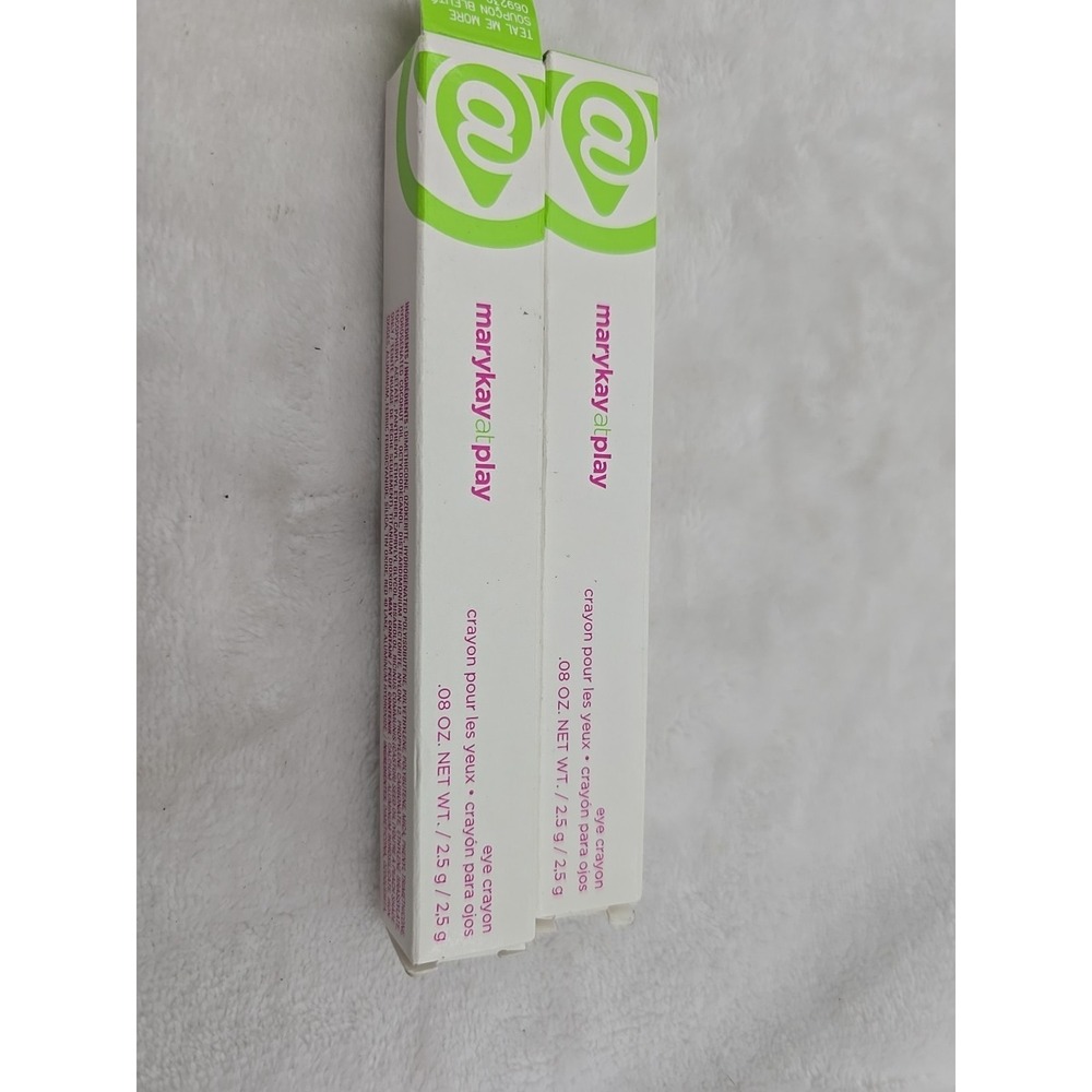 LOT OF 2 Mary Kay At Play‎ Eye Crayon/Liner- Teal Me More .08oz/2.5g #064905 NIP